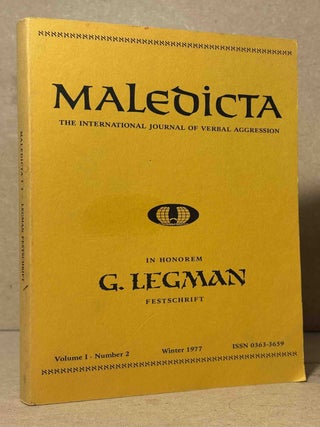 Item #107207 Maledicta : The International Journal of Verbal Aggression _ Volume I Number 2...