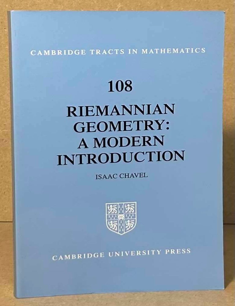 Riemannian Geometry: A Modern Introduction | Isaac Chavel | Paperback ...