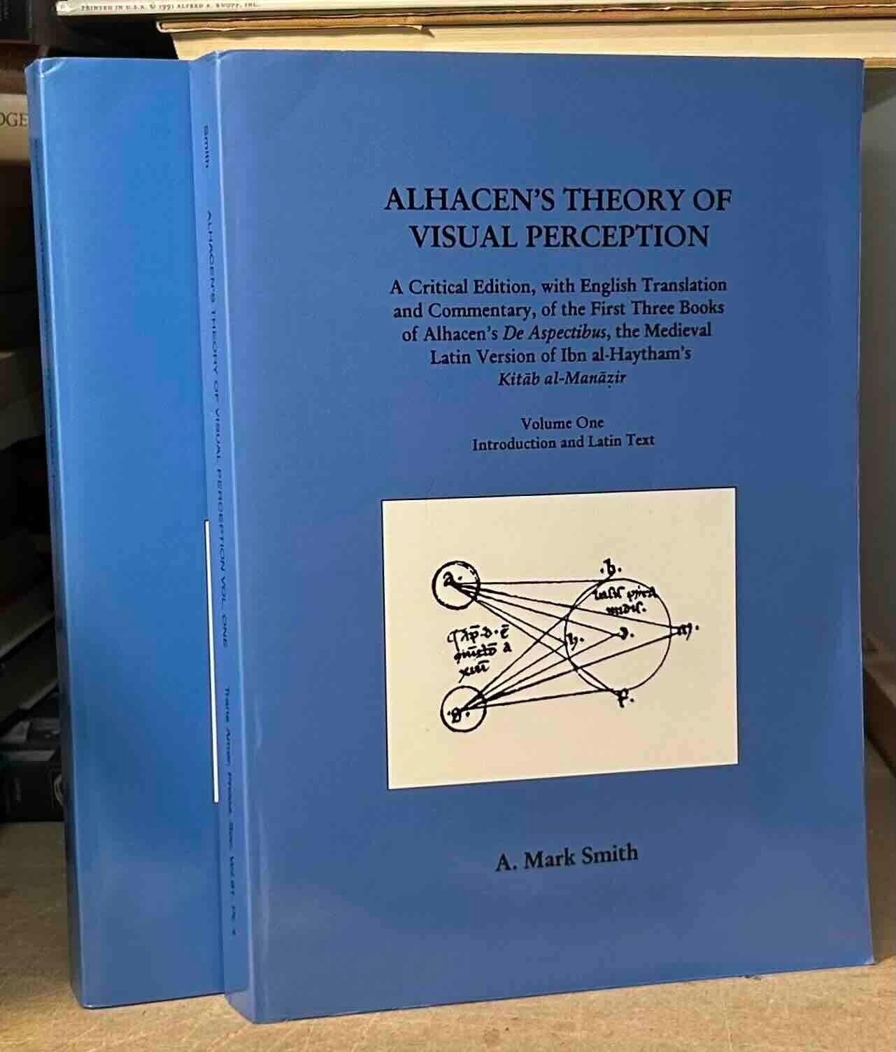 Latin Perception Alhacen's Theory of Visual Perception _ Volume One Introduction and ...