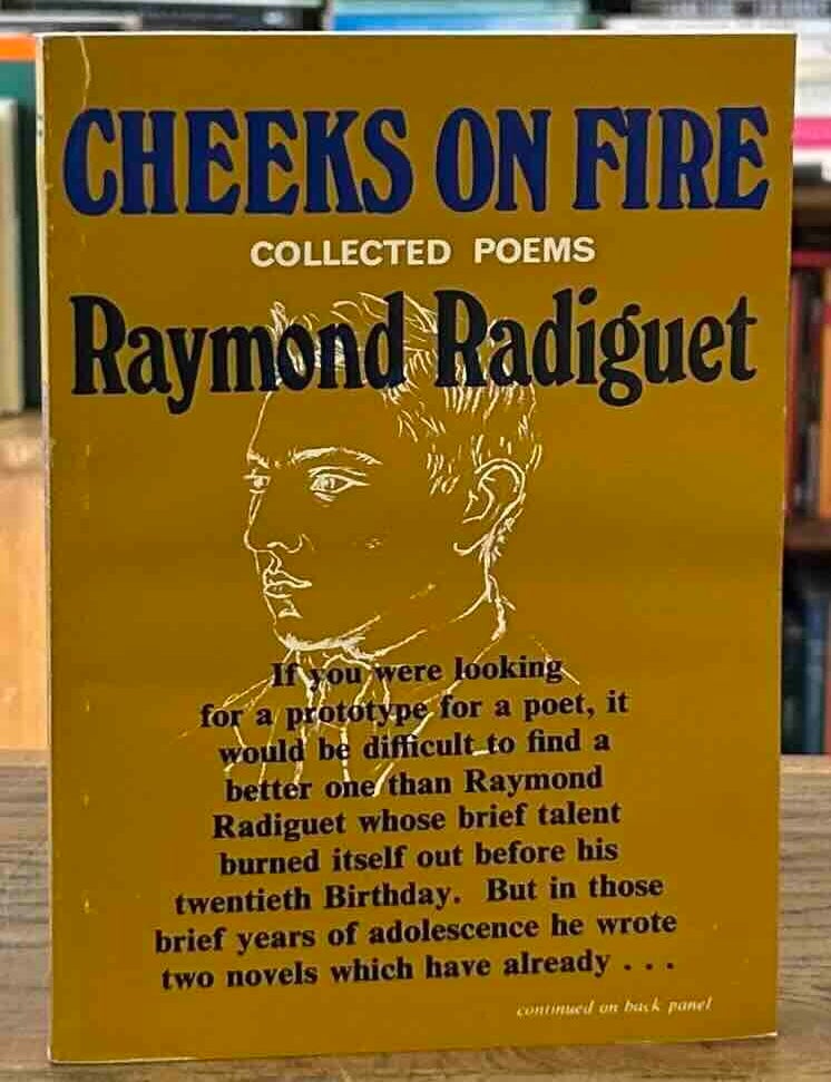 Cheeks on Fire _ Collected Poems | Raymond Radiguet | Paperback Octavo
