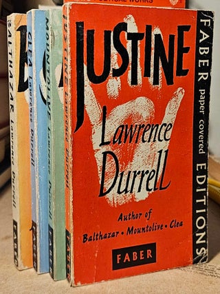 Item #114418 Justine _ Mountolive _ Clea _ Balthazar (4 volume set). Lawrence Durrell