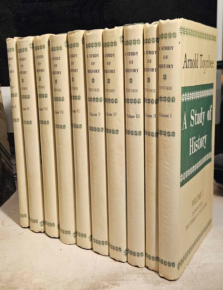 Item #114521 A Study of History _ Volumes 1-10 (10 volumes). bootleg edition. Arnold Toynbee.