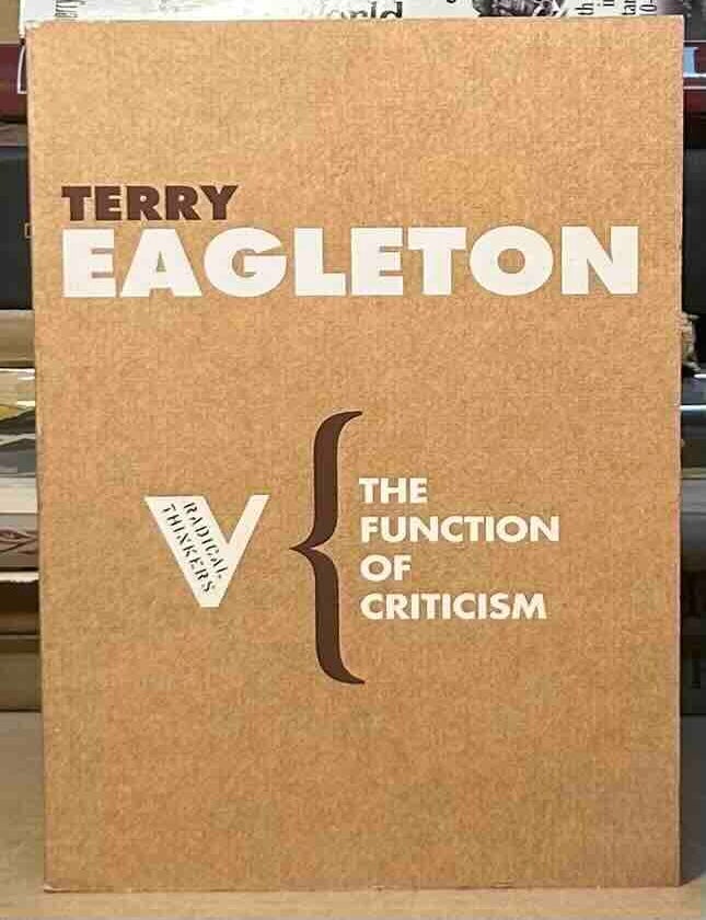 Item #116556 The Function of Criticism. Terry Eagleton.