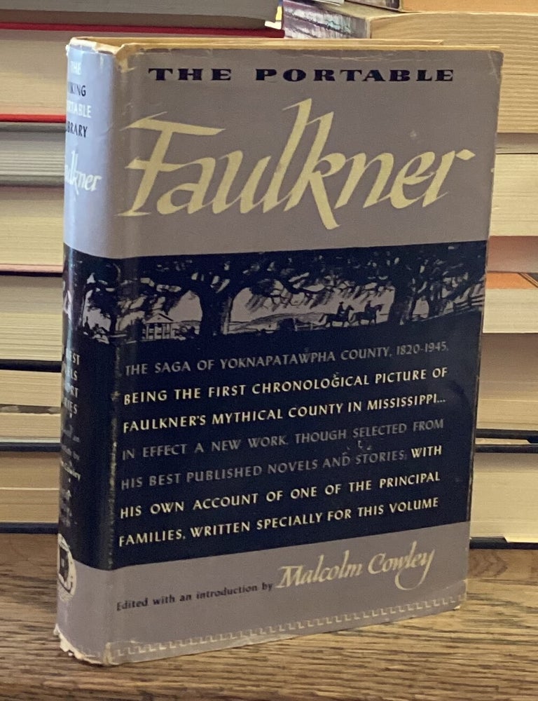 Item #117313 The Portable Faulkner. ed, intro, William Faulkner, Malcolm Cowley.