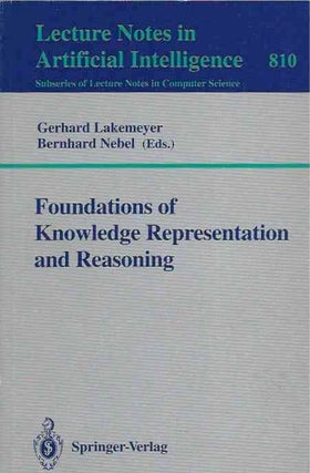 Item #36606 Foundations of Knowledge Representation and Reasoning. Gerhard ed Lakemeyer