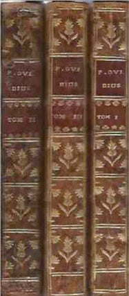 Item #36815 Opera__in 3 volumes. Ovidii, P. Nasonis