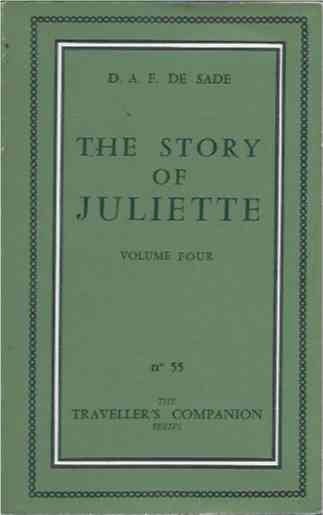 Item #39133 Story of Juliette volume four. D. A. F. De Sade.