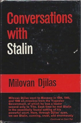 Item #39860 Conversations with Stalin. Milovan Djilas