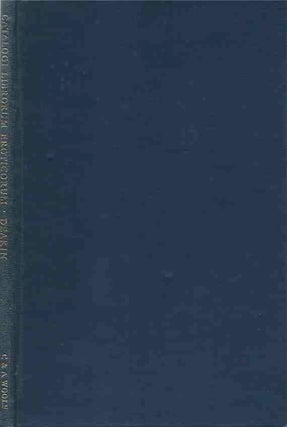 Item #40040 Catalogi Librorum Eroticorum__A critical bibliography of erotic bibliographies and...