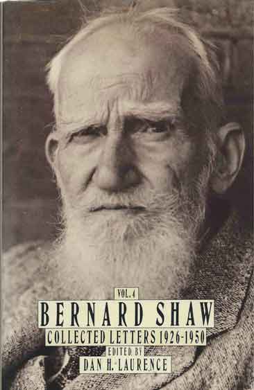Item #41166 Bernard Shaw__Collected Letters 1926-1950. Dan H. ed Laurence.
