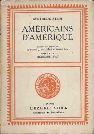 Item #41586 Americains D'Amerique__Traduit de l'anglais par la Baronne J. Seilliere et Bernard...