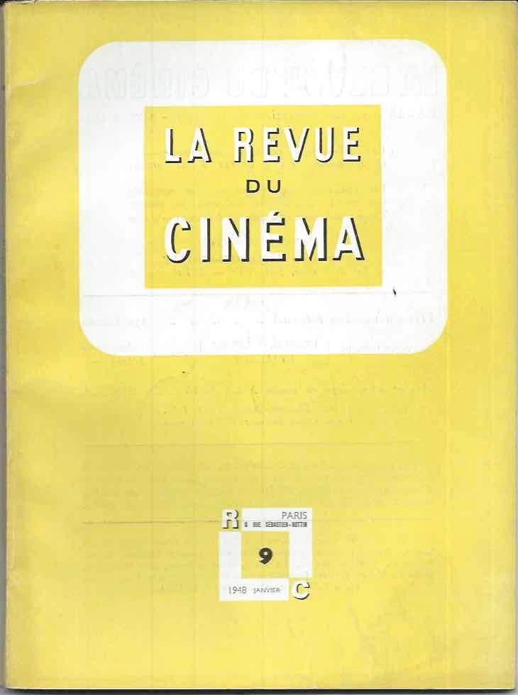 Item #43340 La Revue du Cinema 15 of the first 18 issues. Jean George ed Auriol.
