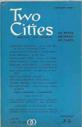 Item #43479 Two Cities: La Revue bilingue de Paris: Hiver 1961. Jean Fanchette, dir