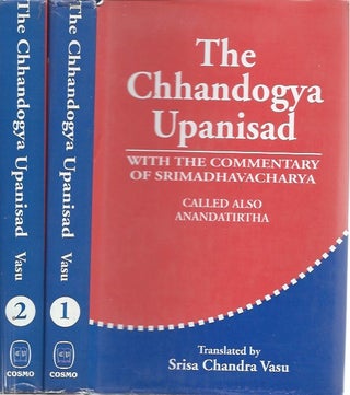 Item #45567 The Chhandogya Upanisad, with the Commentary of Srimadhavacharya__Called Also...