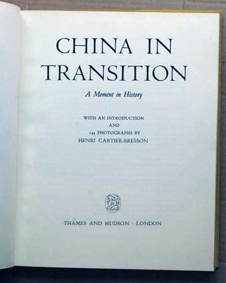 China In Transition__A Moment in History
