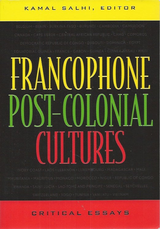 Item #51090 Francophone Post-Colonial Cultures. Kamal ed Salhi.