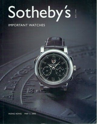 Item #53453 Important Watches. Sotheby's