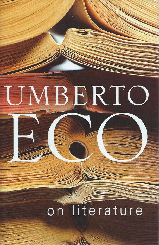 Item #54201 On Literature. Umberto Eco.