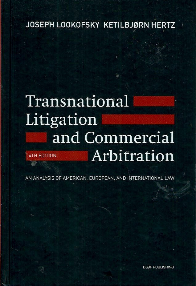 Item #55382 Transnational Litigation and Commerical Arbitration. Joseph Lookofsky, Ketilbjorn Hertz.