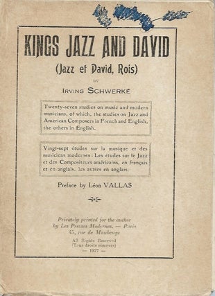 Item #56360 Kings Jazz and David__Jazz et David, Rois. Irving Schwerke