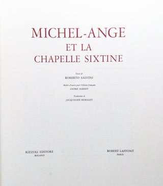 Michel Ange et la Chapelle Sixtine