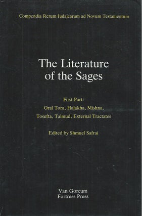 Item #59738 The Literature of the Sages__First Part: Oral Tora, Halakha, Mishna, Tasefta, Talmud,...