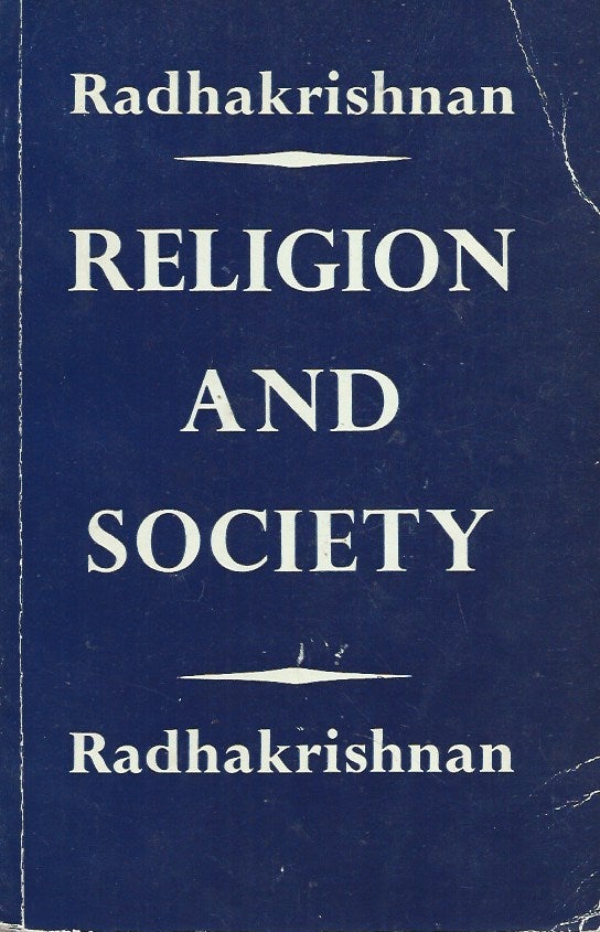 Item #61199 Religion and Society. S. Radhakrishnan.