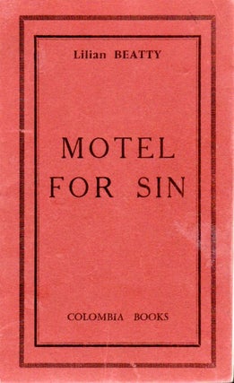 Item #62705 Motel For Sins. Lilian Beatty