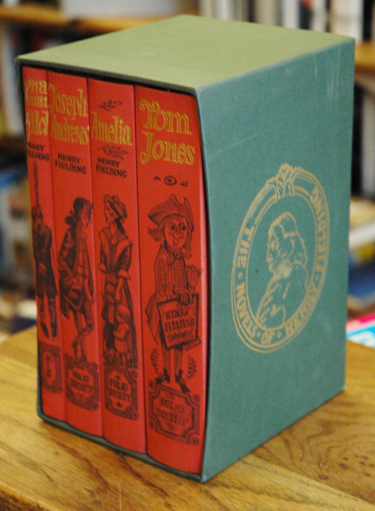 Item #62810 Jonathan Wild; Joseph Andrews; Amelia; Tom Jones (4 volumes). Henry Fielding.