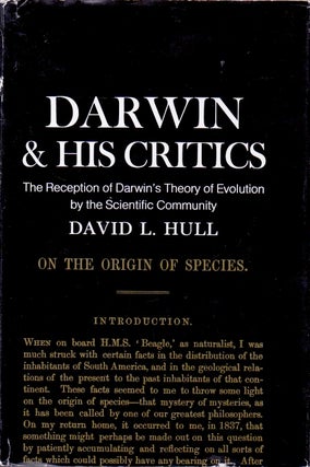 Item #63108 Darwin & His Critics_The Reception of Darwin's Theory of Evolution by the Scientific...