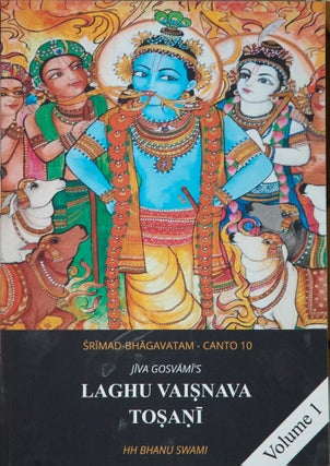 Item #64300 Laghu Vaisnava Tosani (Volume 1). Srila Jiva Gosvami
