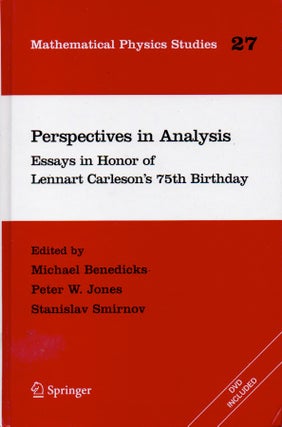Item #65333 Perspectives in Analysis _ Essays in Honor of Lennart Carleson's 75th Birthday....