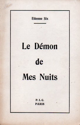 Item #65402 Le Demon de Mes Nuits. Etienne Six
