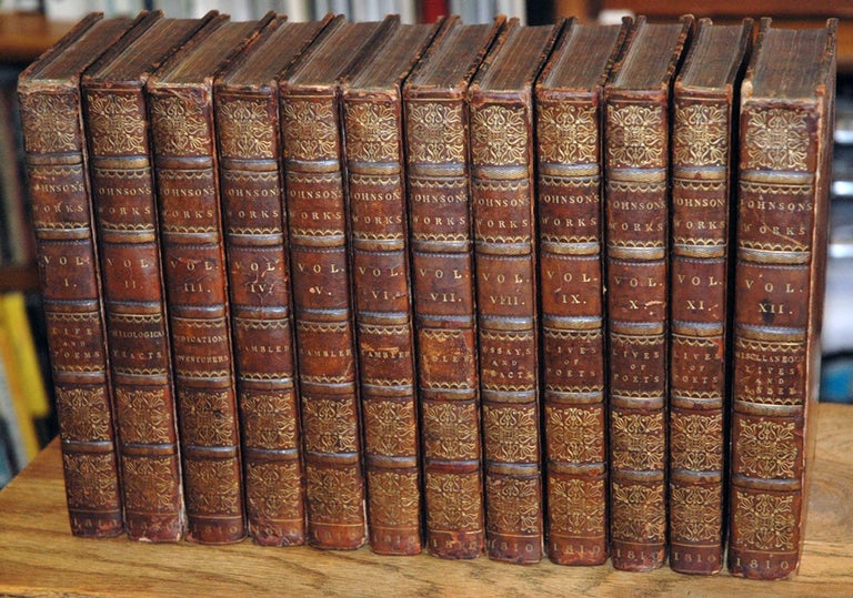 Item #65916 The Works of Samuel Johnson, LL.D. A New Edition, in Twelve Volumes, with An Essay on his Life and Genius, By Arthur Murphy, Esq., 12 volumes complete. Samuel Johnson.