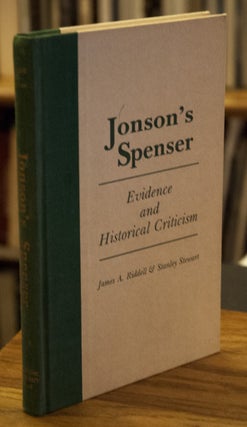 Jonson's Spenser_ Evidence and Historical Criticism