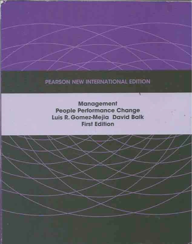 Item #66251 Management__People Performance Change__First Edition__New International Edition. Luis R. Gomez-Mejia, David Balk.