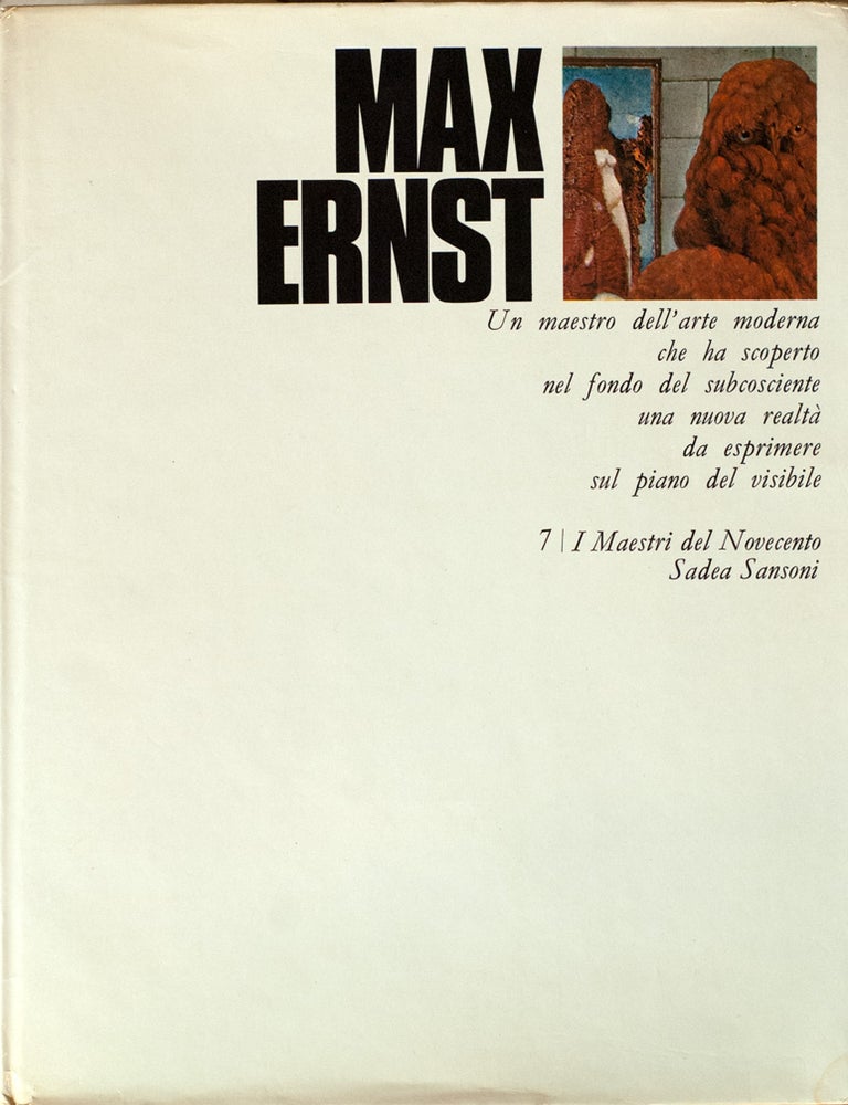 Item #67142 Max Ernst _ 7 I Maestri del Novecento. Giuseppe Gatt.