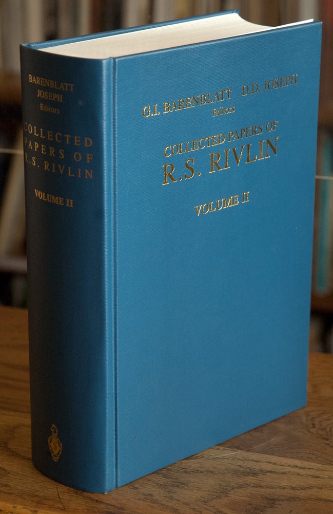Item #67783 Collected Papers of R.S. Rivlin_ Volume II (vol. 2 only). R. S. Rivlin, G. I. Barenblatt, D. D. Joseph.