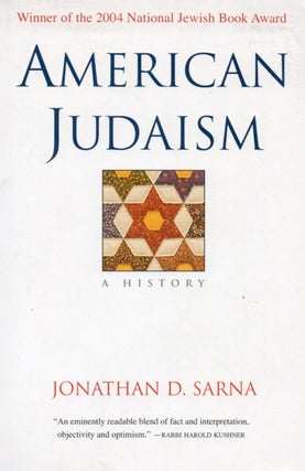 Item #67957 American Judaism _ A History. Jonathan D. Sarna