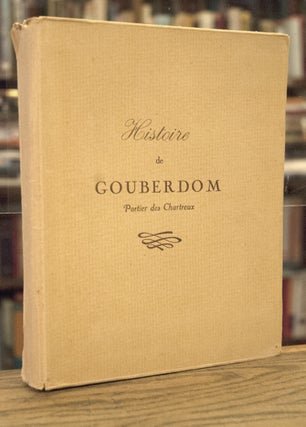 Item #68650 Histoire de Gouberdom _ Portier des Chartreux. Jean-Charles Gervaise de Latouche