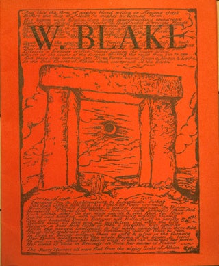 Item #68874 William Blake 1757-1827. W. Blake, Andre Gide, intro
