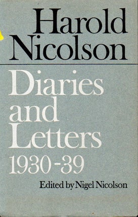 Item #69766 Diaries and Letters 1930-39. Harlod Nicolson, Nigel Nicolson