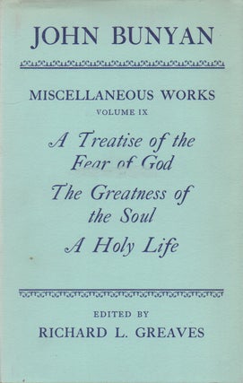 Item #70378 Miscellaneous Works_ Volume IX_ A Treatise of the Fear of God_ The Greatness of the...