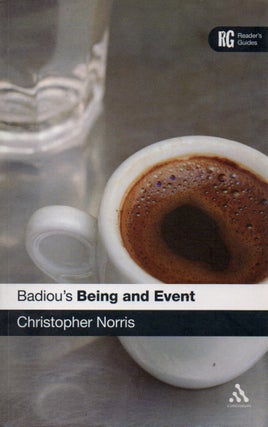 Item #72121 Badiou's Being and Event. Christopher Norris