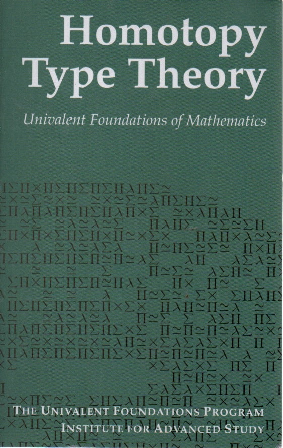 Item #72647 Homotopy Type Theory _ Univalent Foundations of Mathematics. NA.