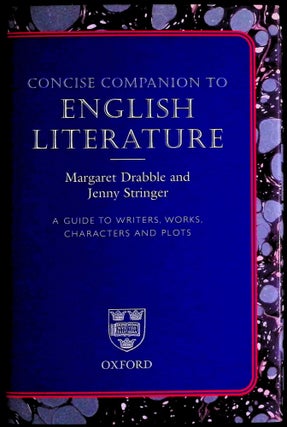Item #73566 Concise Companion to English Literature. Margaret Drabble, Jenny Stringer