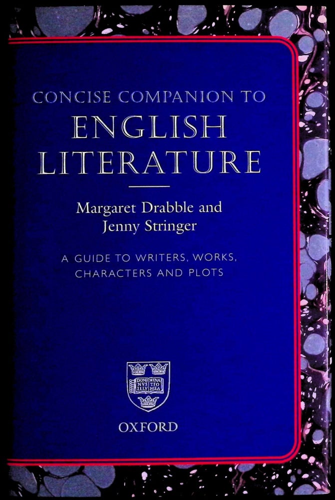 Item #73566 Concise Companion to English Literature. Margaret Drabble, Jenny Stringer.