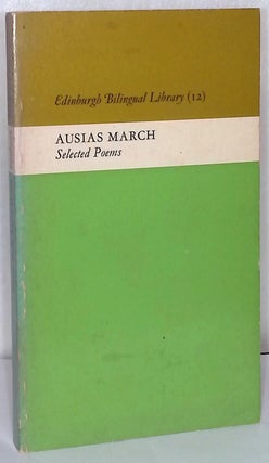 Item #76409 Selected Poems. Ausias March, Arthur Terry