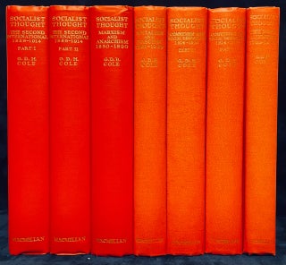 Item #77009 A History of Socialist Thought (7 Volumes). G. D. H. Cole