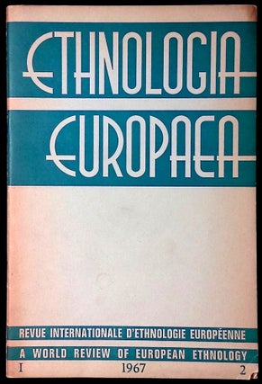 Item #77164 Ethnologia Europaea _ Vol. I 1967 No. 2. Andre Varagnac, Jaroslav Kramarik
